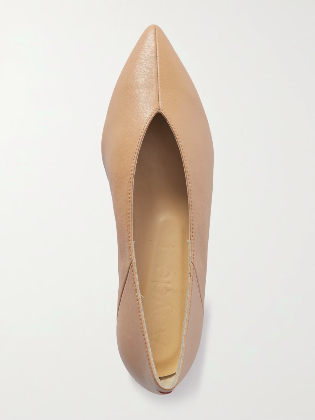 Aeyde Moa Leather Point-Toe Flats